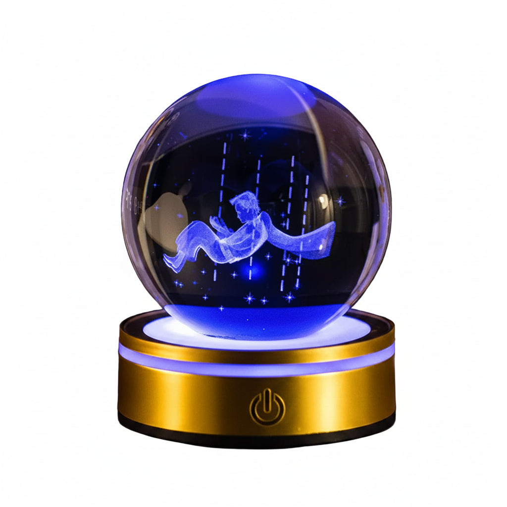 Crystal Ball Night Lamp 3D Luminous Gradient