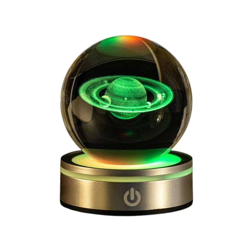 Crystal Ball Night Lamp 3D Luminous Gradient