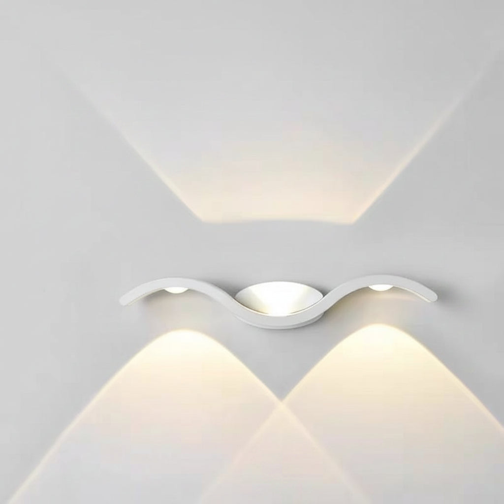 Outdoor LED Doorplate Wall Lamp, Die-Cast Aluminum, 220V