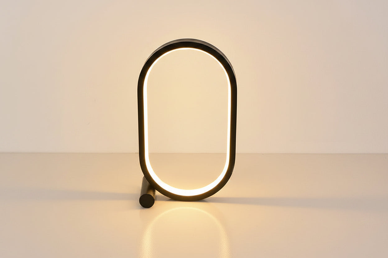 Oval Acrylic Night Lamp USB Touch Dimmable LED