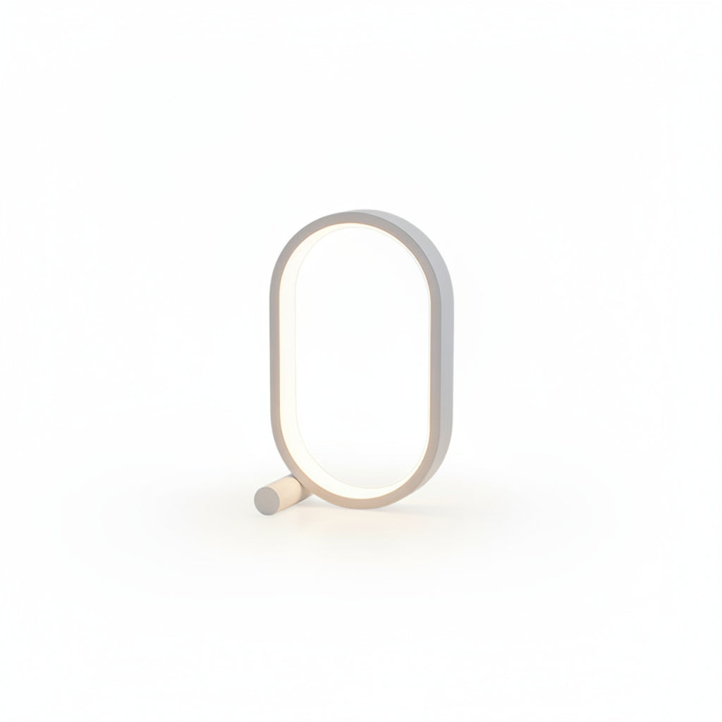 Oval Acrylic Night Lamp USB Touch Dimmable LED
