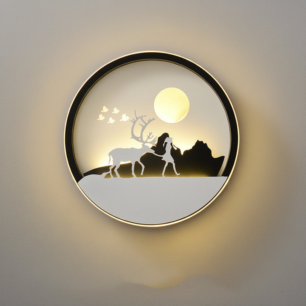 Minimalist Wall Lamp For Modern Bedroom Black Warm Light