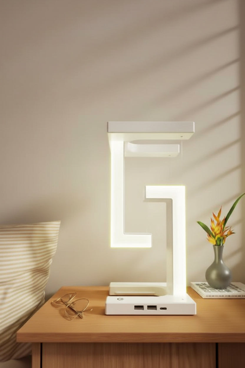Wireless Charging Suspension Table Lamp