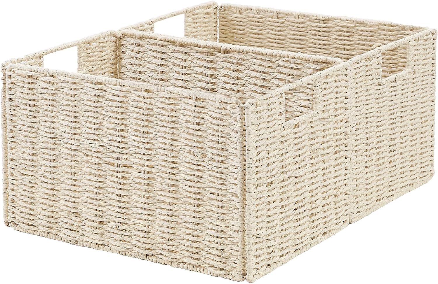 Small Storage Baskets for Organizing Toilet Paper Basket, Foldable Large Cube Storage Organizer Bins for Shelves