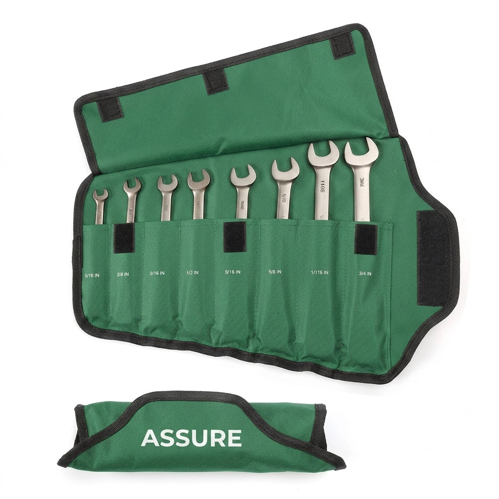 8-Piece Flex Head Ratcheting Combination Wrench Set