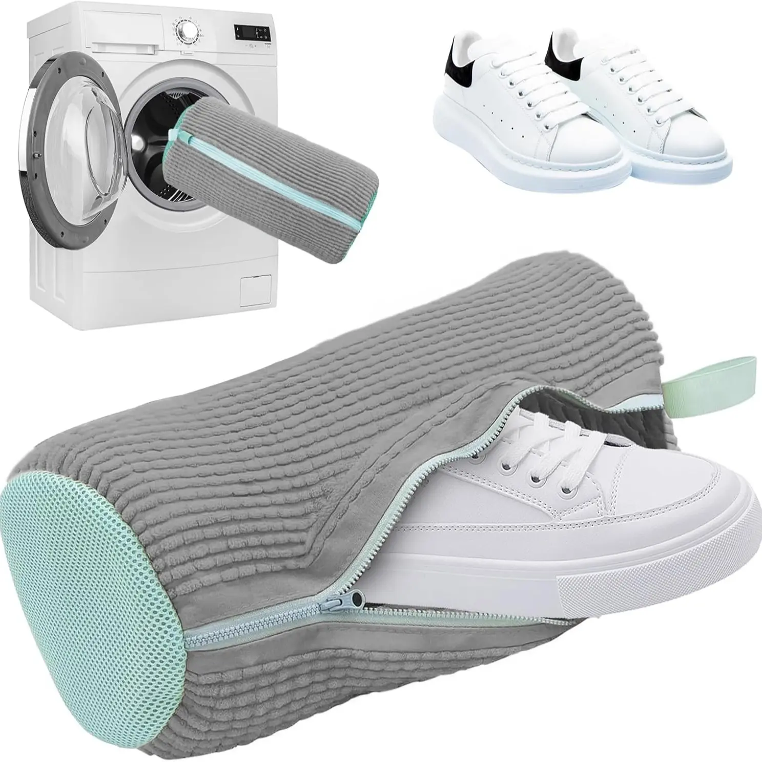 Laundry Shoe Washing Bag for Washing Machine - Protect Your Footwear during the Wash Accessories shoe washing,Mesh Accessory mesh laundry