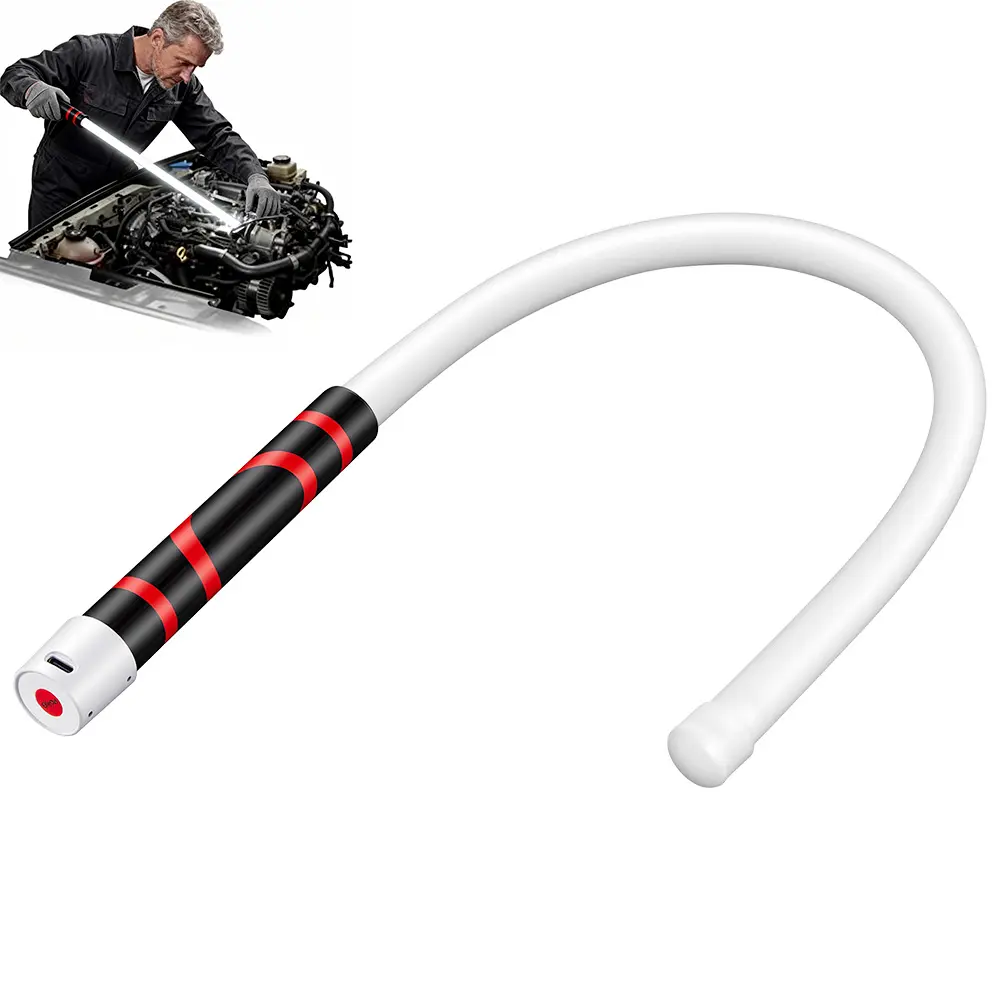 Bendable LED Flashlight Stick - 28" Flexible Design, 7-Hour Long Battery Life, High Lumens for Off-Road, Garage Mechanics, and Hard-to-Reach Areas Like Engine Bays fathersdaygift