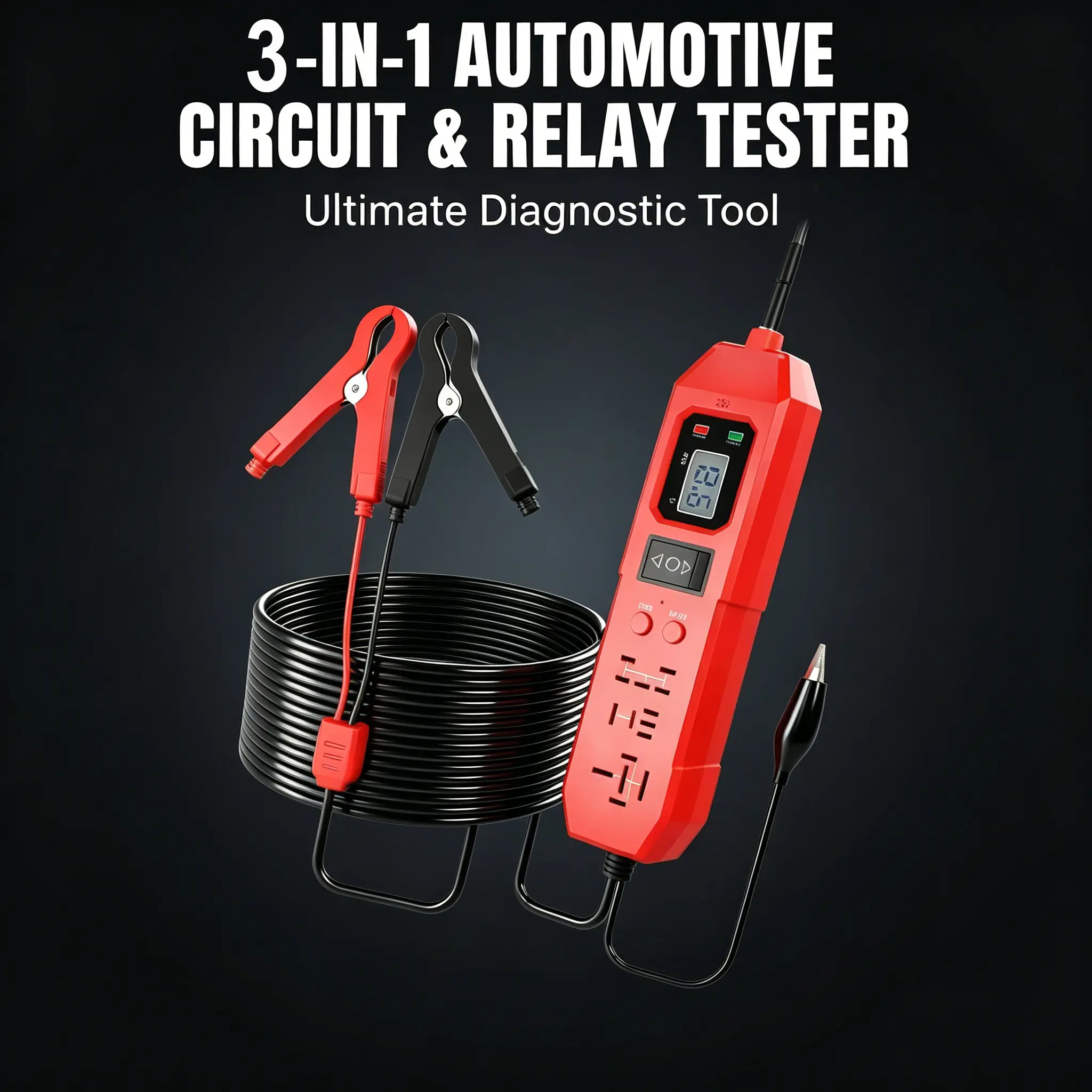 💥 Limited Time 50% OFF - 3-in-1 Automotive Circuit & Relay Tester