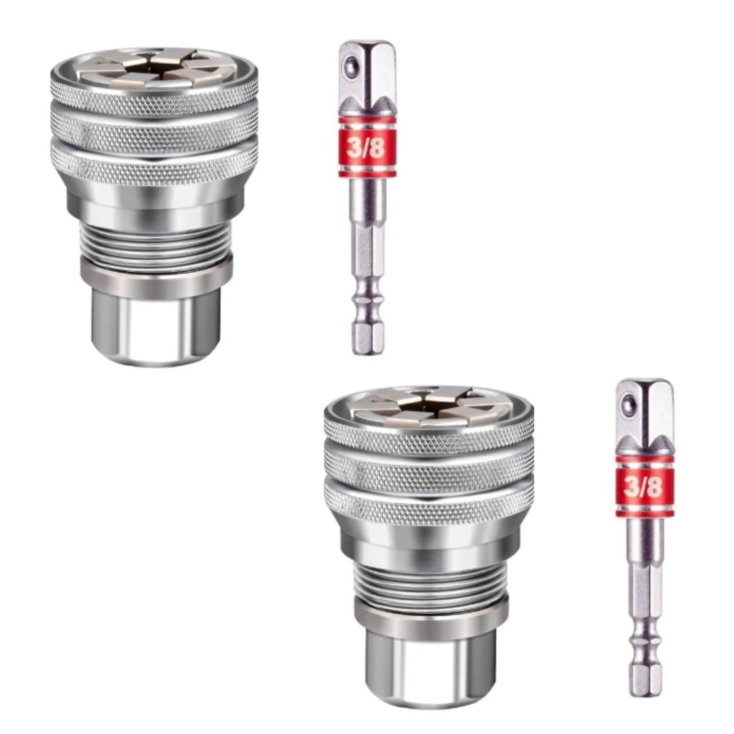 Adjustable Socket 3/8'' To 3/4'' Universal Sleeve 10-19mm Magic Socket Electric Drill Wrench Converter Power Hand Repair Tool