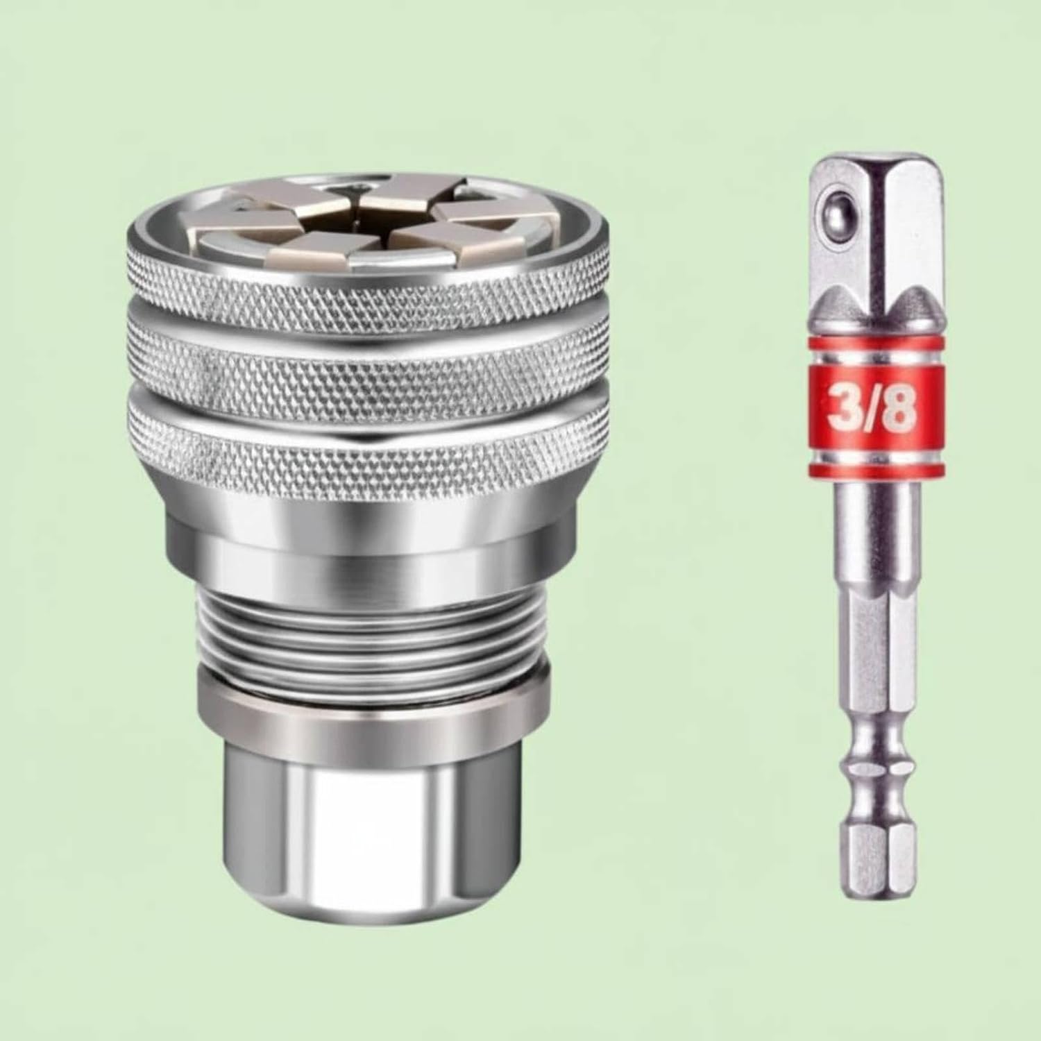 Adjustable Socket 3/8'' To 3/4'' Universal Sleeve 10-19mm Magic Socket Electric Drill Wrench Converter Power Hand Repair Tool