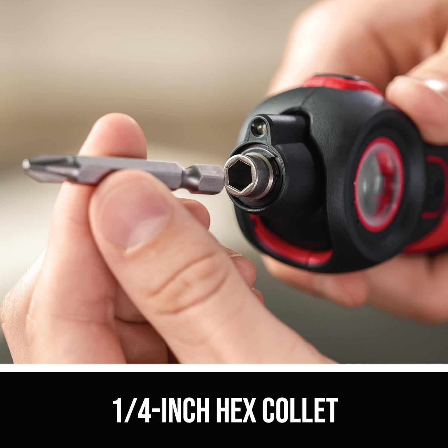 SKIL Twist 2.0 Rechargeable 4V Screwdriver with Pivoting Head, Torque Setting, USB-C Charging Cable, 28 PC Bit Set & Carrying Case