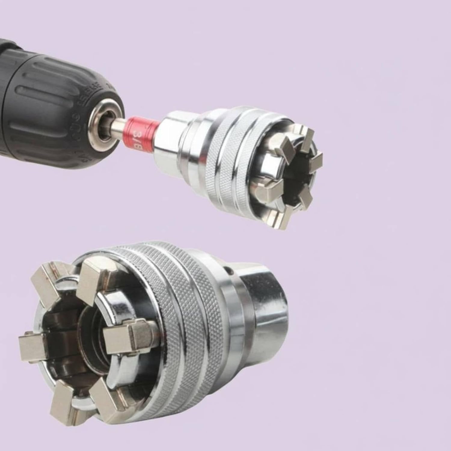 Adjustable Socket 3/8'' To 3/4'' Universal Sleeve 10-19mm Magic Socket Electric Drill Wrench Converter Power Hand Repair Tool