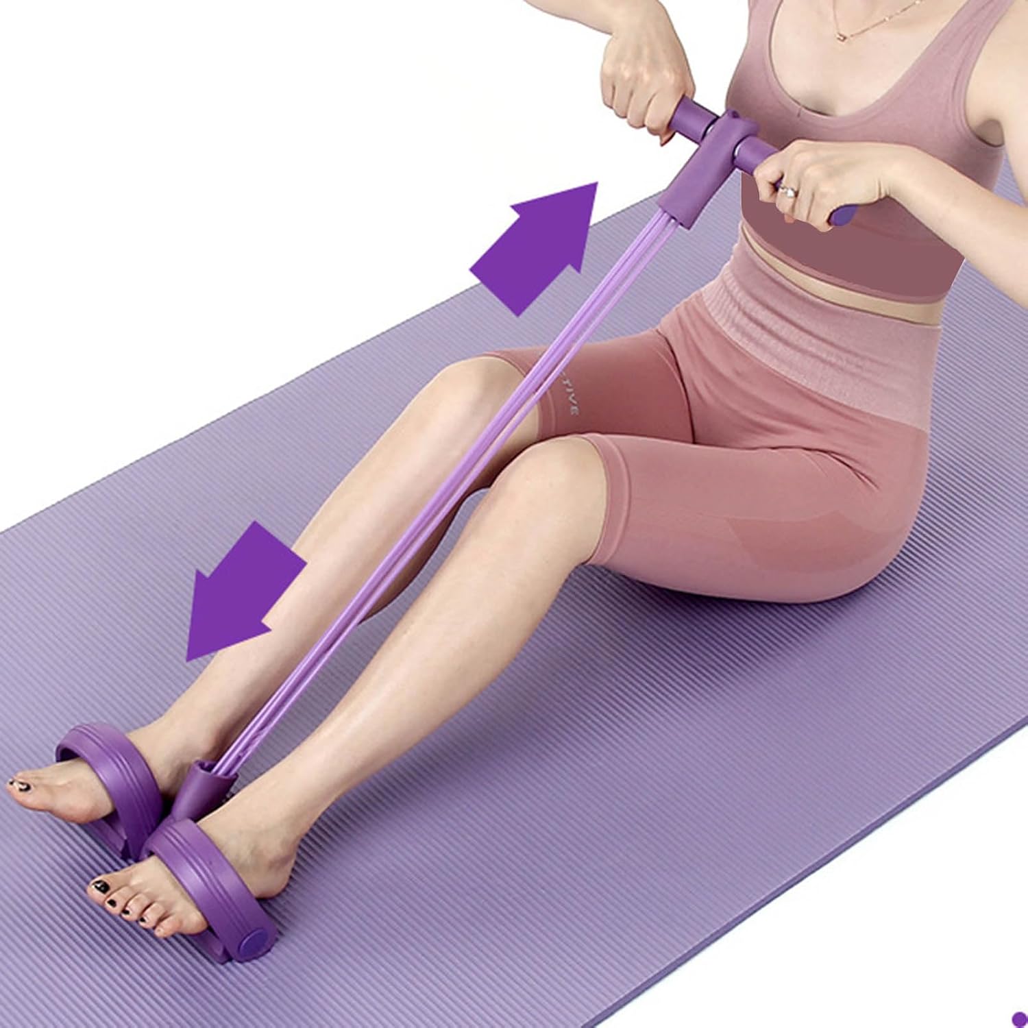 NEW ARRIVING Multifunction Pedal Resistance Band🏋️ Pedal Resistance Band Multifunction Tension Rope Elastic Yoga Pedal Puller Body Stretching Trainer Home Gym Workout Equipment