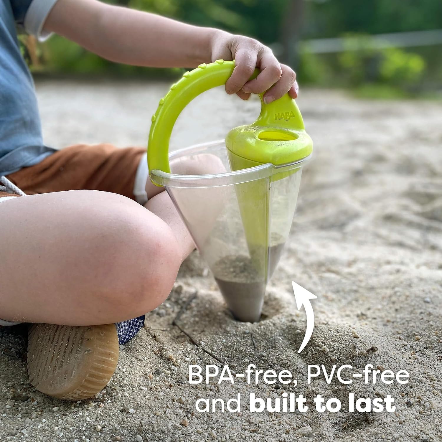 HABA Spilling Funnel Sand and Water Mixing Toy