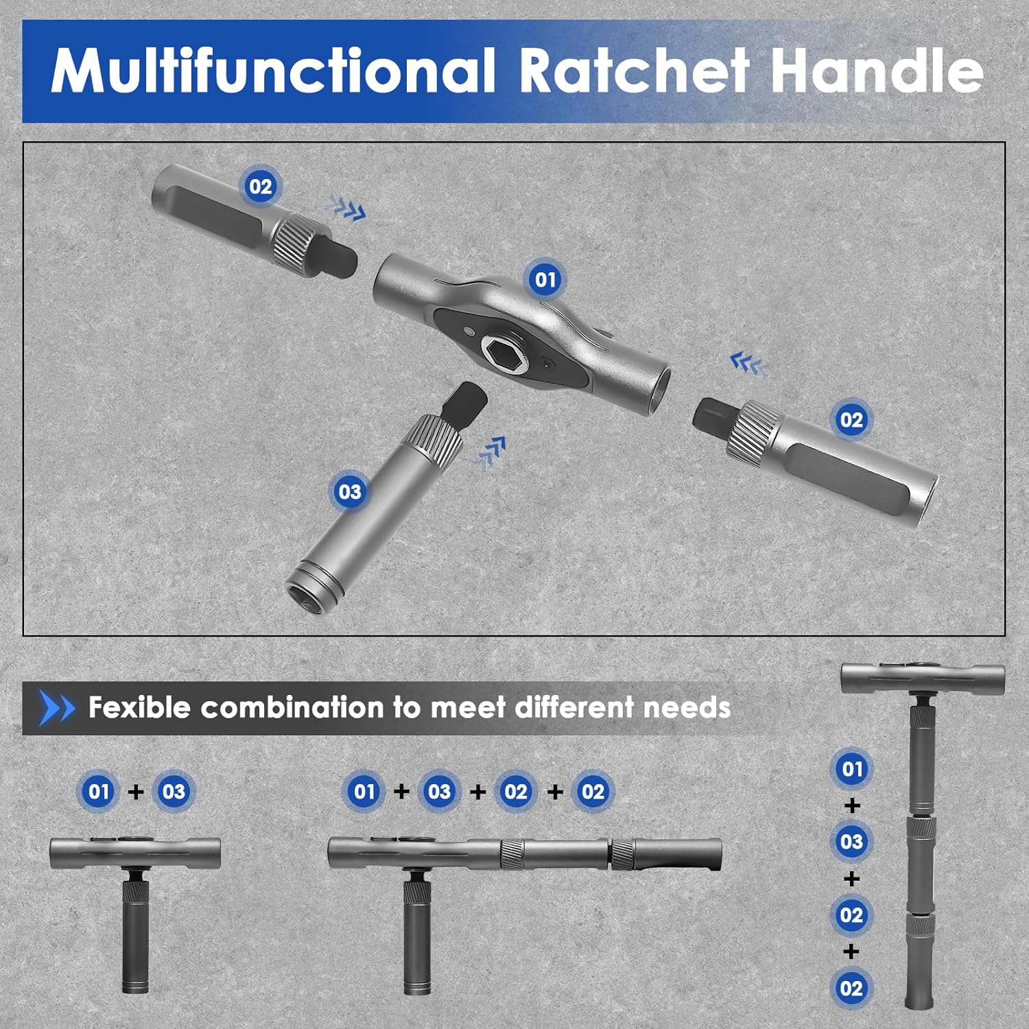 24 in 1 Magnetic Ratchet Screwdriver Set, Precision Repair Tool Kit with Detachable Handle & Multi Bits, Portable DIY Hand Tool Kit for Gifts, Computer, Bicycle, Furniture, Electronics