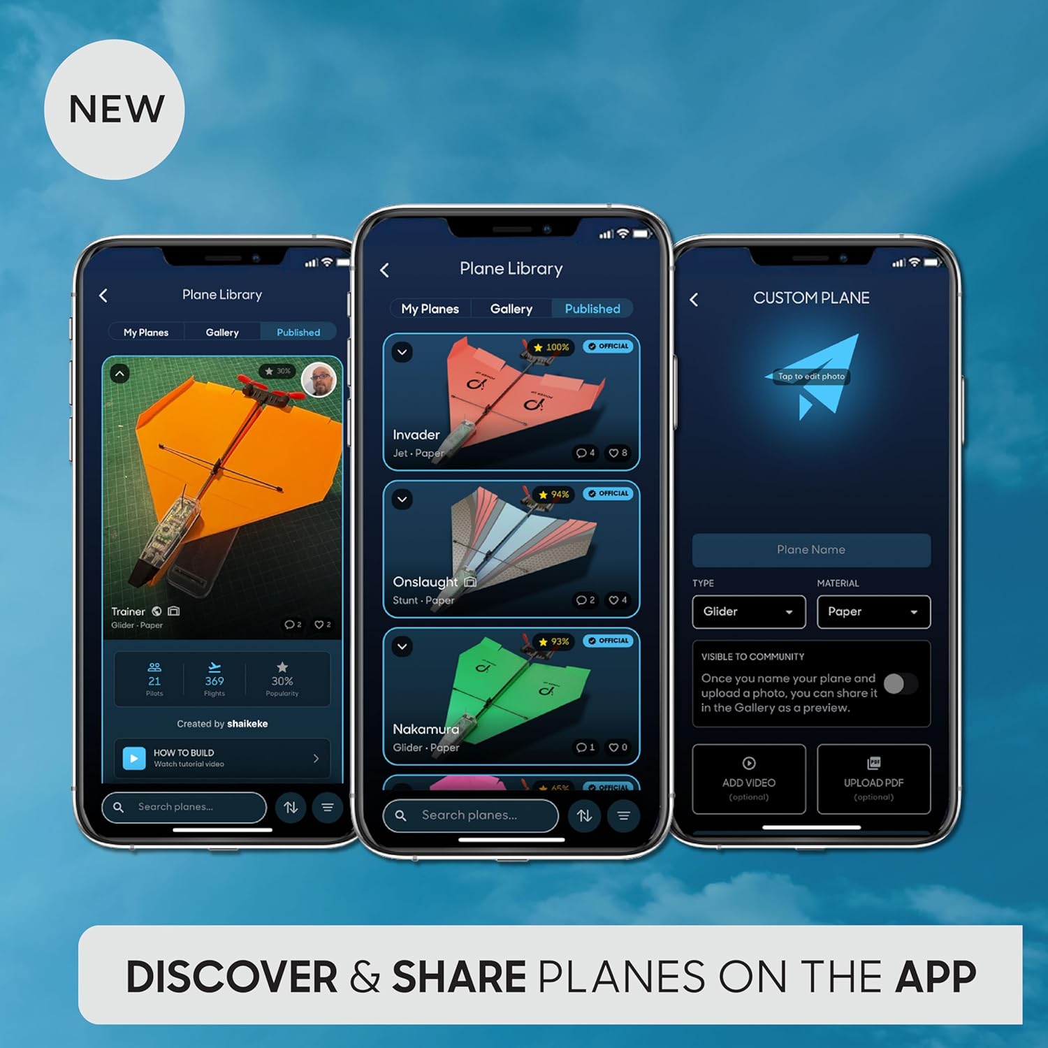 POWERUP 4.0 The Next-Generation Smartphone Controlled Paper Airplane Kit, RC Controlled. Easy to Fly with Autopilot & Gyro Stabilizer. for Hobbyists, Pilots, Tinkerers.