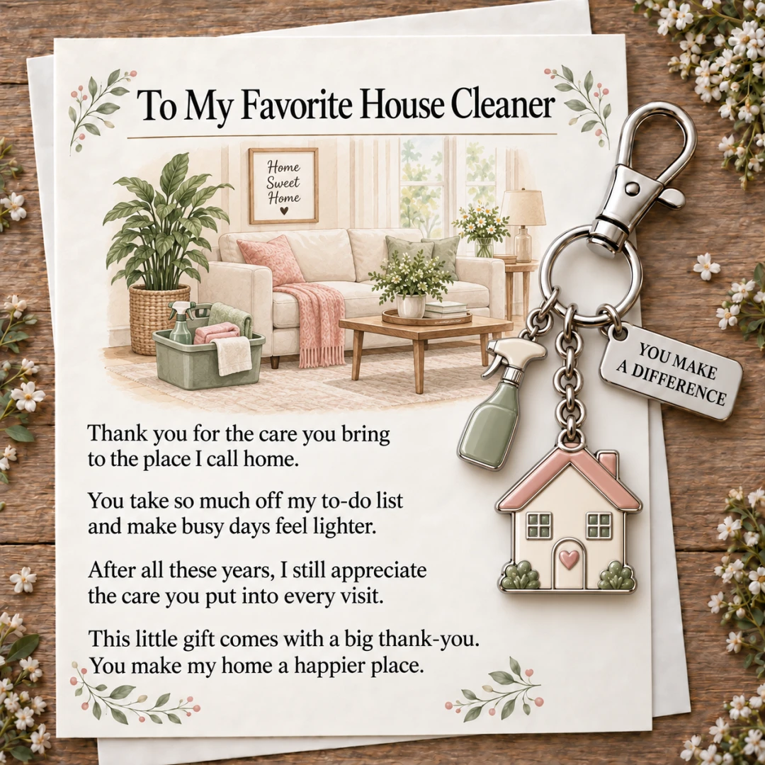 Homeandhappen - ✨ The "You Make a Difference" Appreciation Gift Set – Keychain & Greeting Card ✨ - Gifts