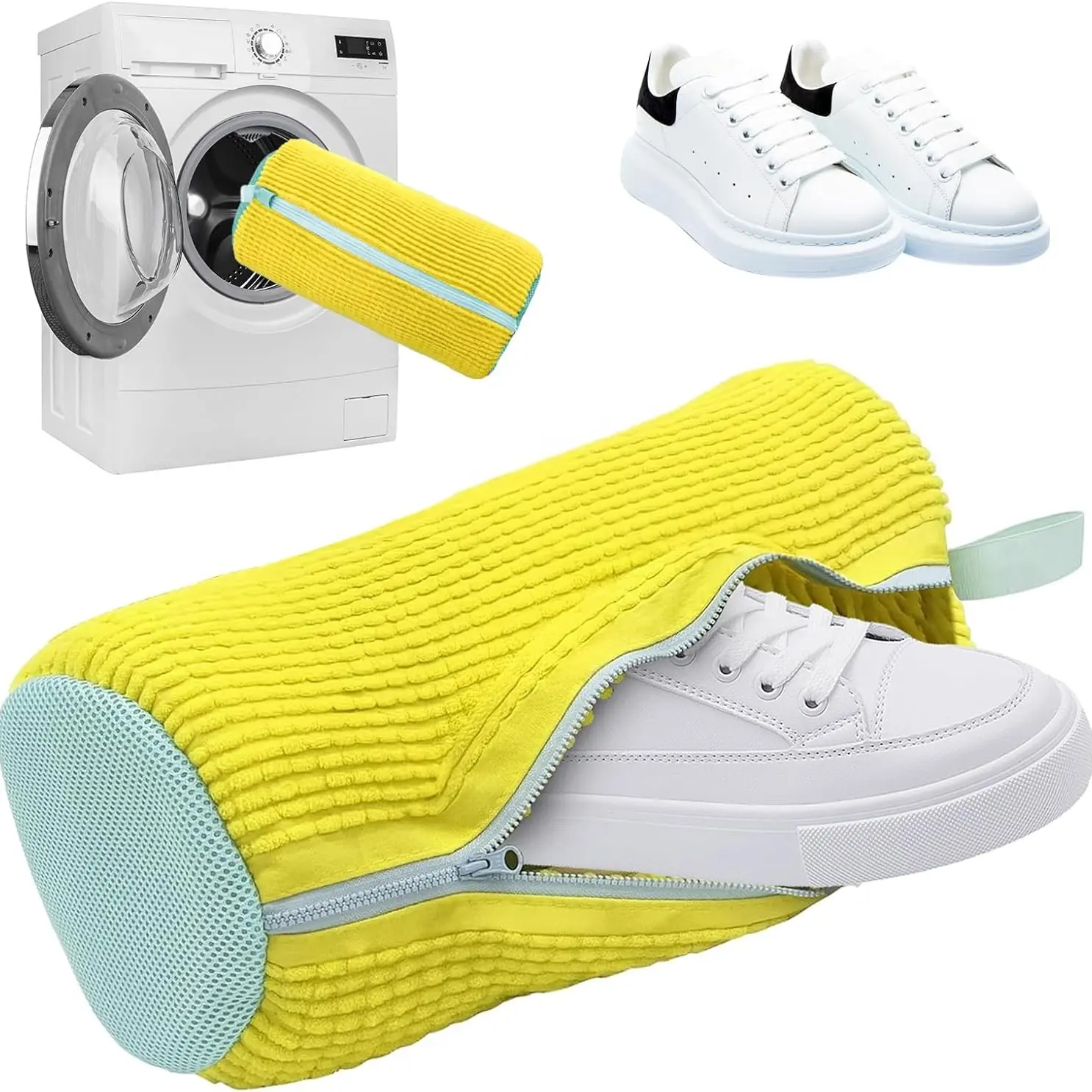 Laundry Shoe Washing Bag for Washing Machine - Protect Your Footwear during the Wash Accessories shoe washing,Mesh Accessory mesh laundry