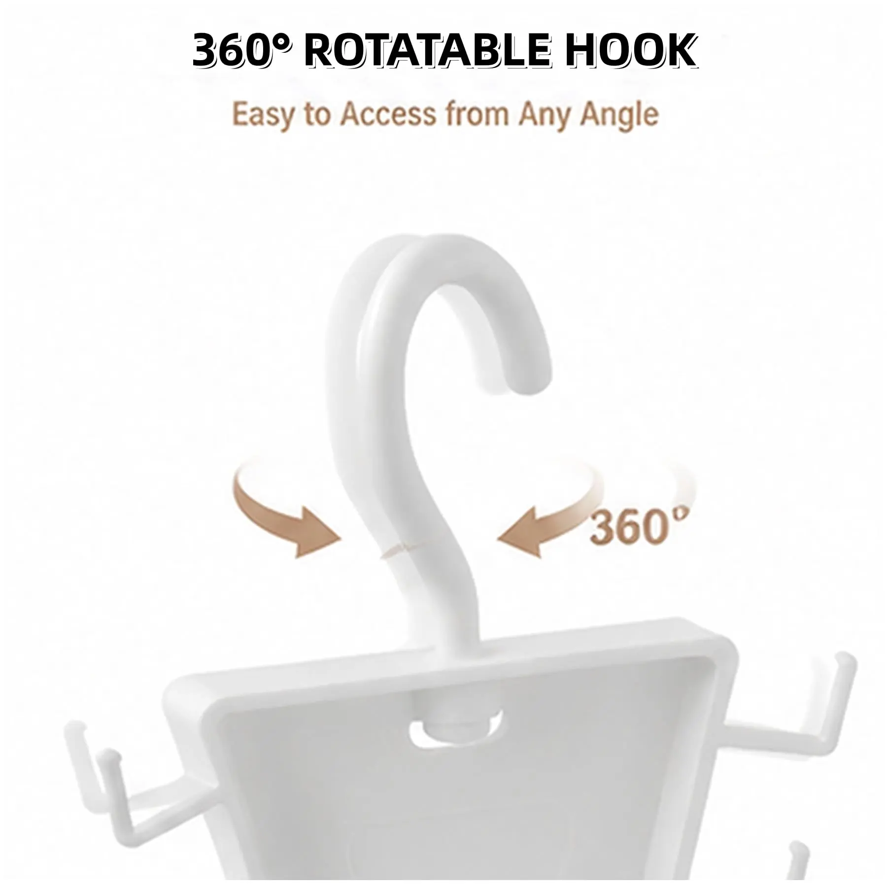 V Shaped Double-Sided Closet Organizer Hanger, 360° Rotatable Space Saving Clothes Hanger Organizer, Multi-Layer Vertical Storage Rack with 12 Hooks