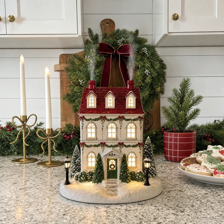 Homeandhappen - Mistletoe Lane Diffuser For Christmas