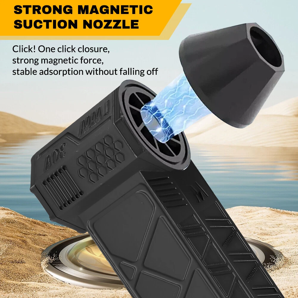 130000RPM Turbo Blower Jet Fan Violent Turbofan Brushless Motor USB Rechargeable