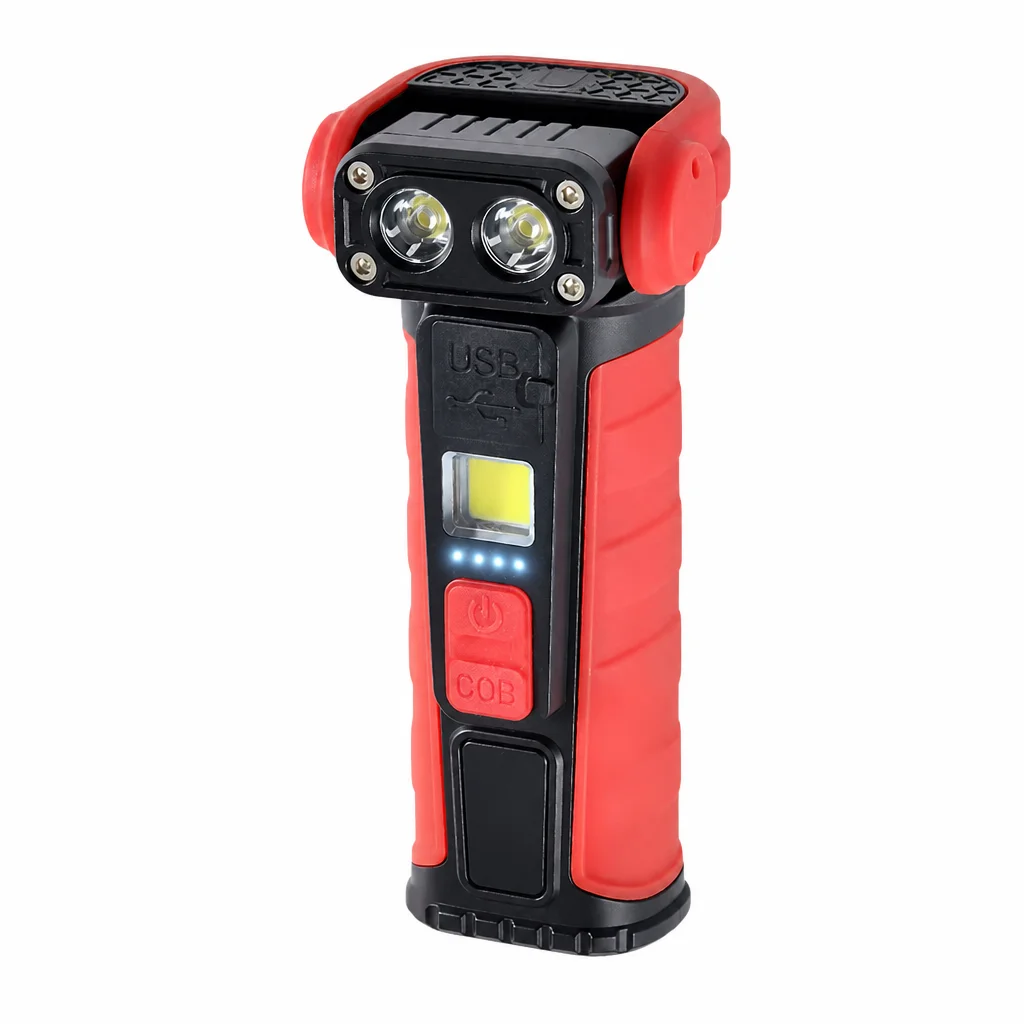 Dual-Light COB Work Light with Power Bank Output - 300LM, XTE 37, Type-C