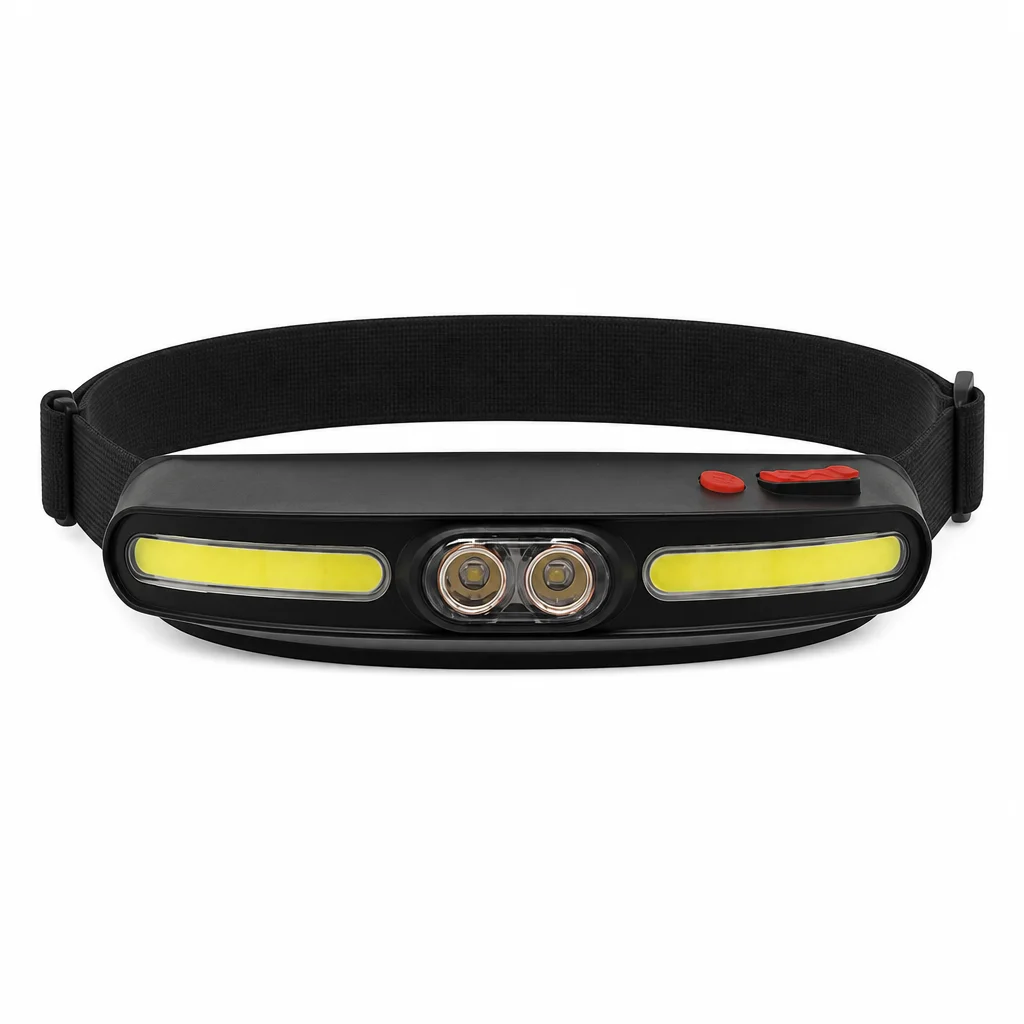 250LM LED and COB Headlamp - 5-6 Hour Runtime, 6000-7000K, USB Rechargeable