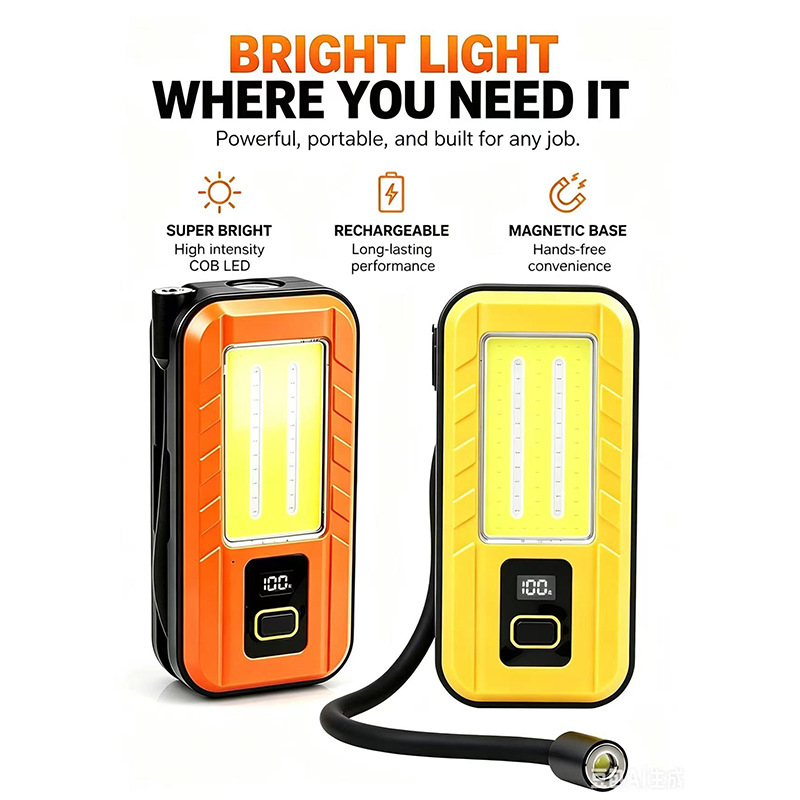360 degree bendable hose work light
