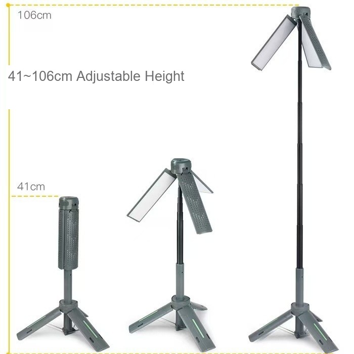 Torida 720° All-Terrain Folding Camping Lantern - Multi-Directional Rechargeable LED Work Light
