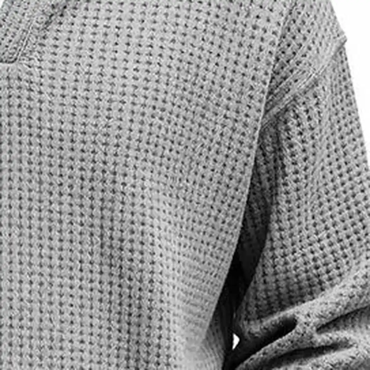 Detailaufnahme des Waffelstricks