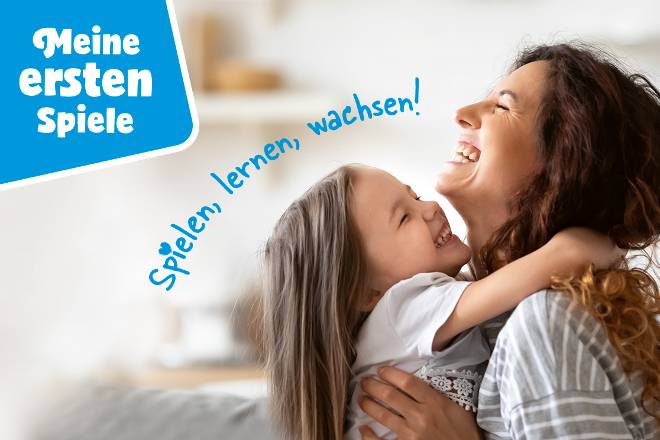 Logo meine ersten Spiele mit Familie