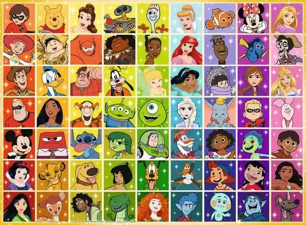 Children’s Jigsaw Puzzle  Multi Character - 100 Pieces Puzzle