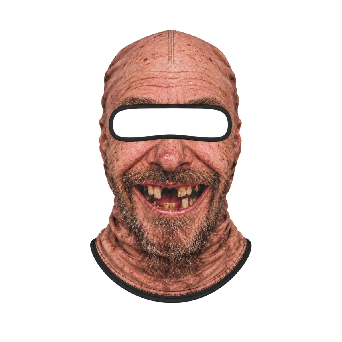 😂Funny Old Man Ski Mask – Hilarious Grandpa Face Cover for Winter & Ski Trips