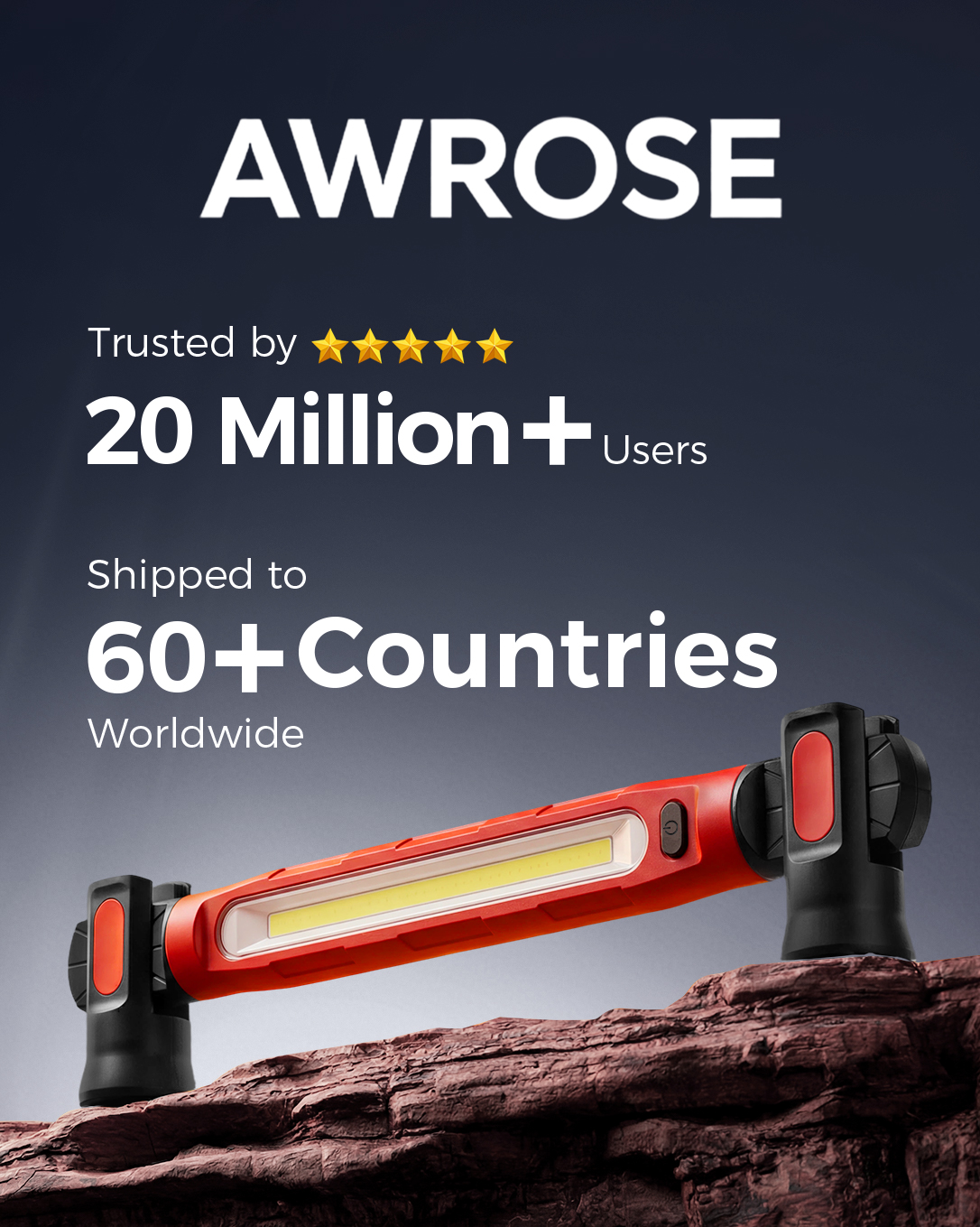 Magnetic LED Work Light – Rechargeable Under Hood Inspection Lamp