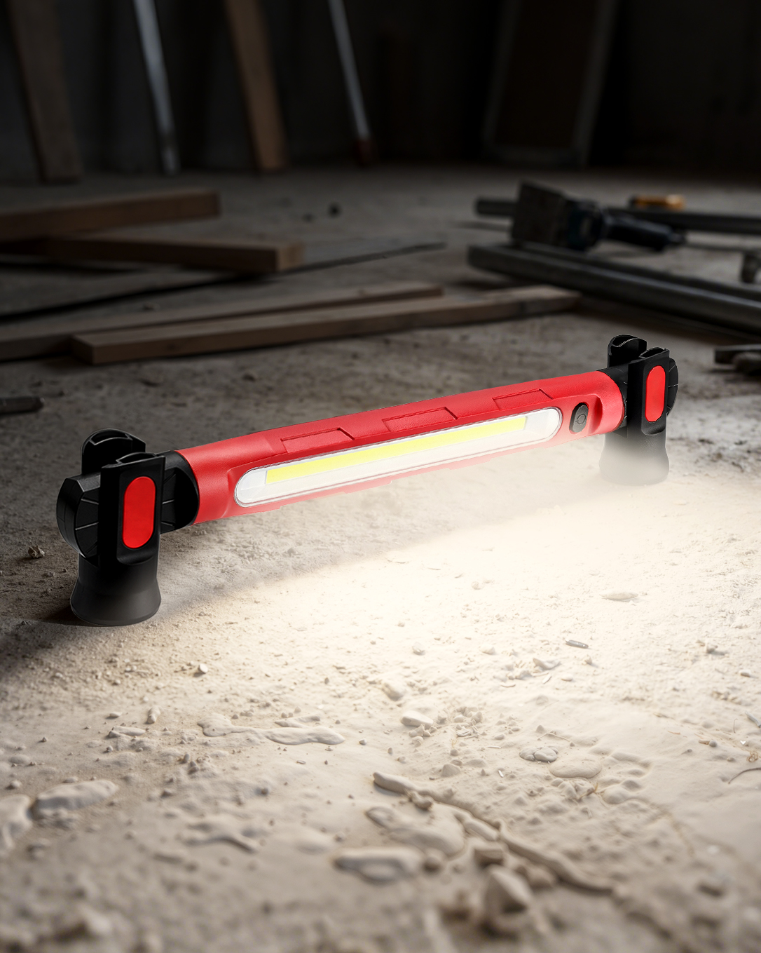 Magnetic LED Work Light – Rechargeable Under Hood Inspection Lamp