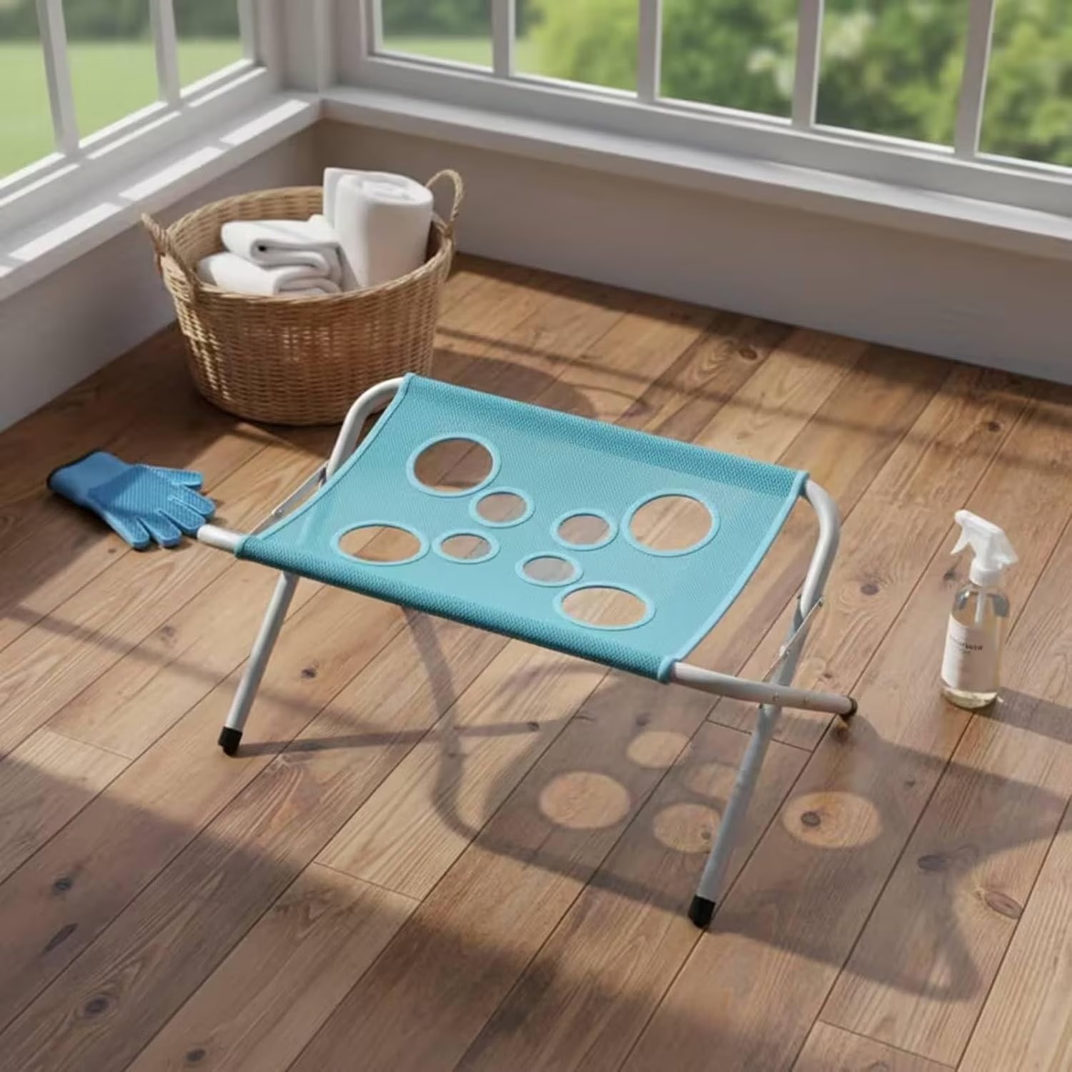 Foldable Dog Bathing Stand – Elevated Pet Grooming & Shower Platform for Dogs