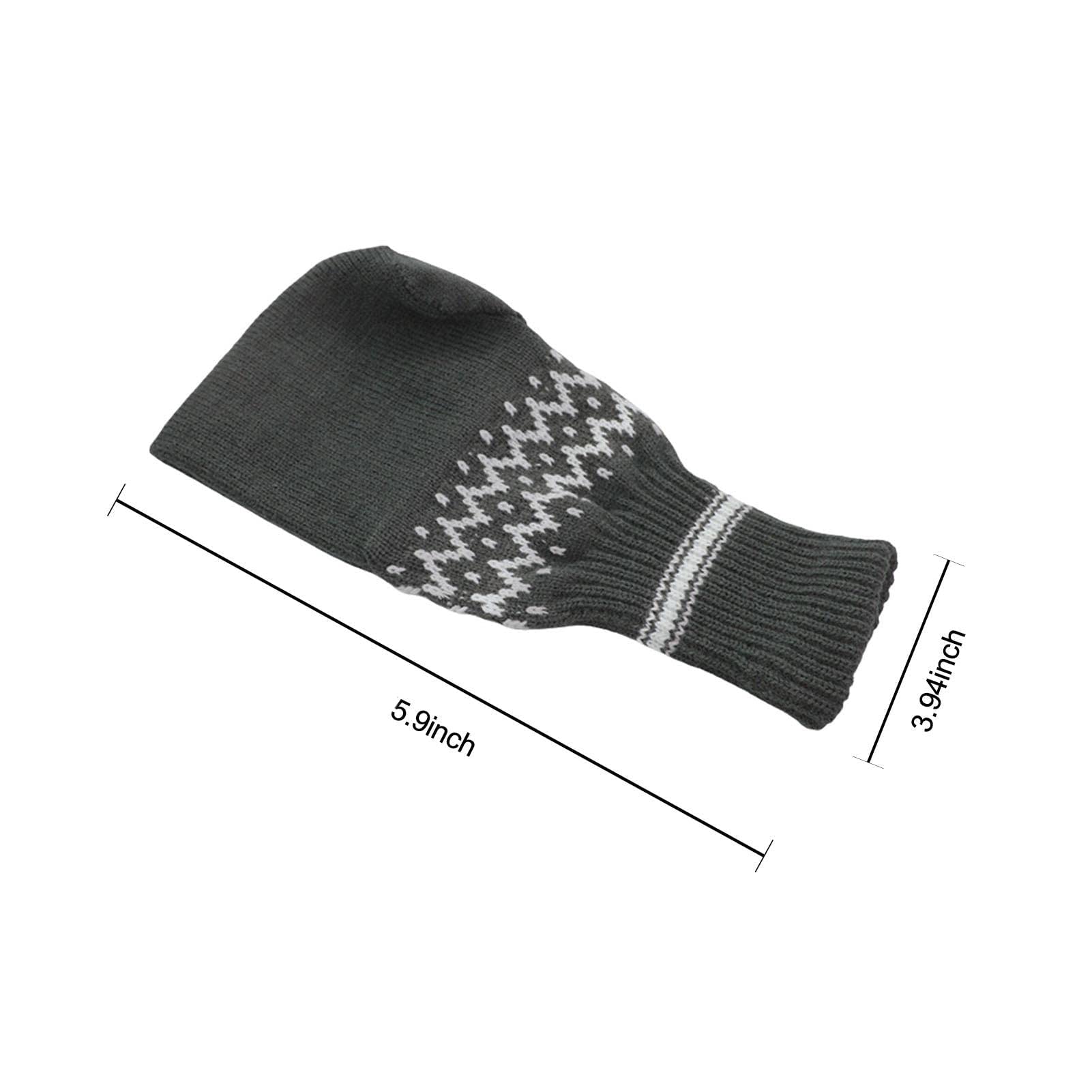 Winter Beer Mittens with Built-In Drink Holder – Cozy Knit Beer Holding Gloves, Funny Christmas Gift for Beer Lovers & Outdoor Parties