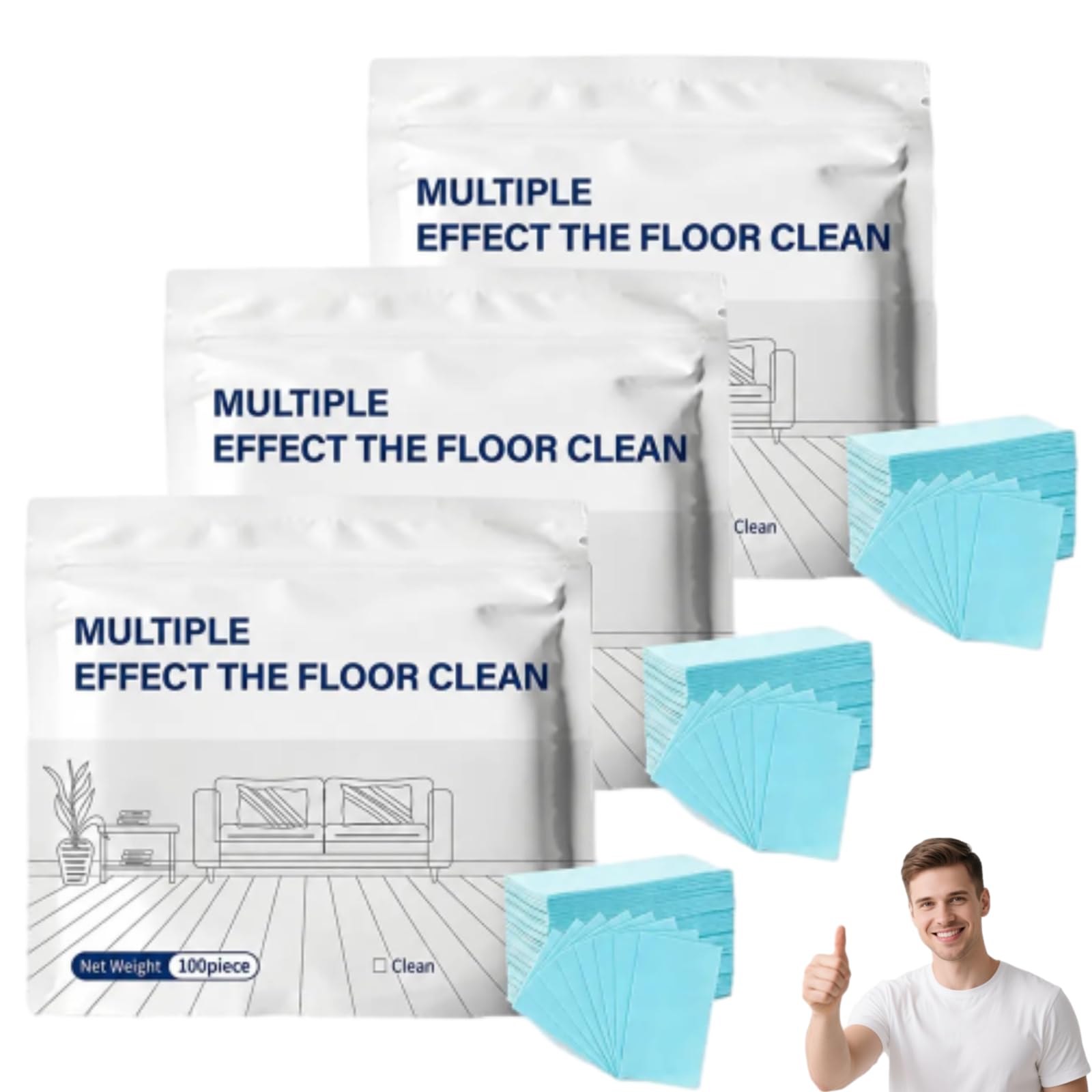 Multi-Surface Floor Cleaning Tablets –Concentrated Cleaner