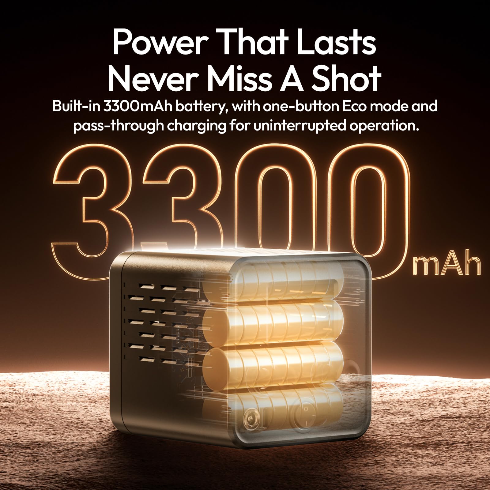 60W RGB Portable COB Video Light – Rechargeable Mini Bowens LED Photography Light with 20 FX Effects, 2500K–6500K & CRI95+