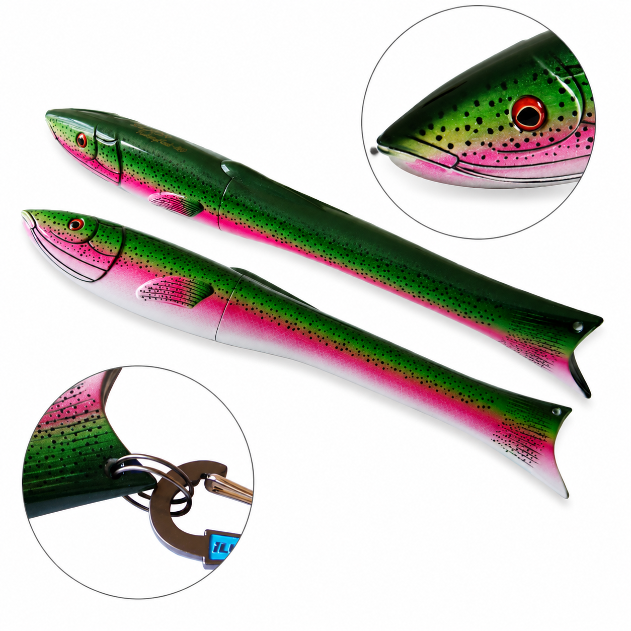 Fish-Shaped Pocket Fishing Rod – 1.6M Telescopic Carbon Fiber Travel Rod