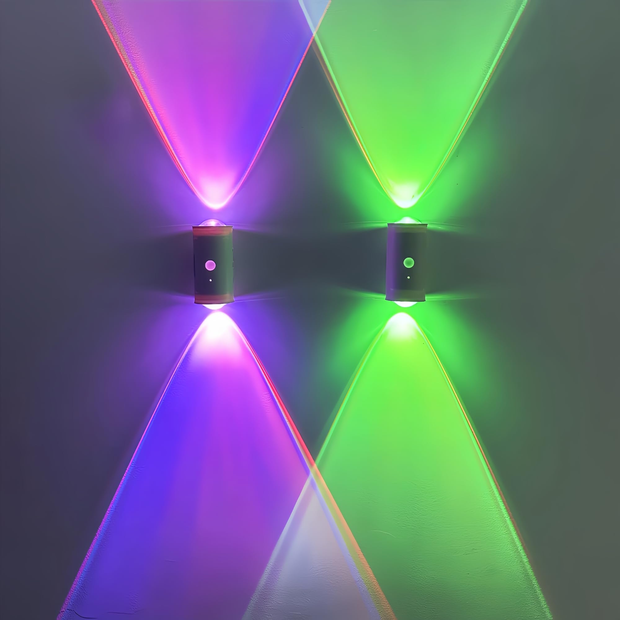 4PCS Motion Sensor RGB Wall Lights – Rechargeable Ambient Night Lamps
