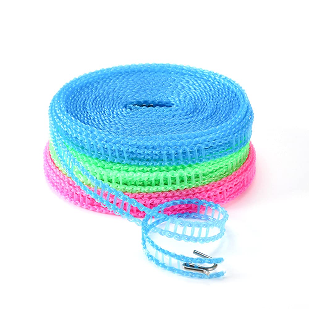 Portable Windproof Travel Clothesline – Adjustable Laundry Drying Rope for Camping, Hotels & Outdoor Use