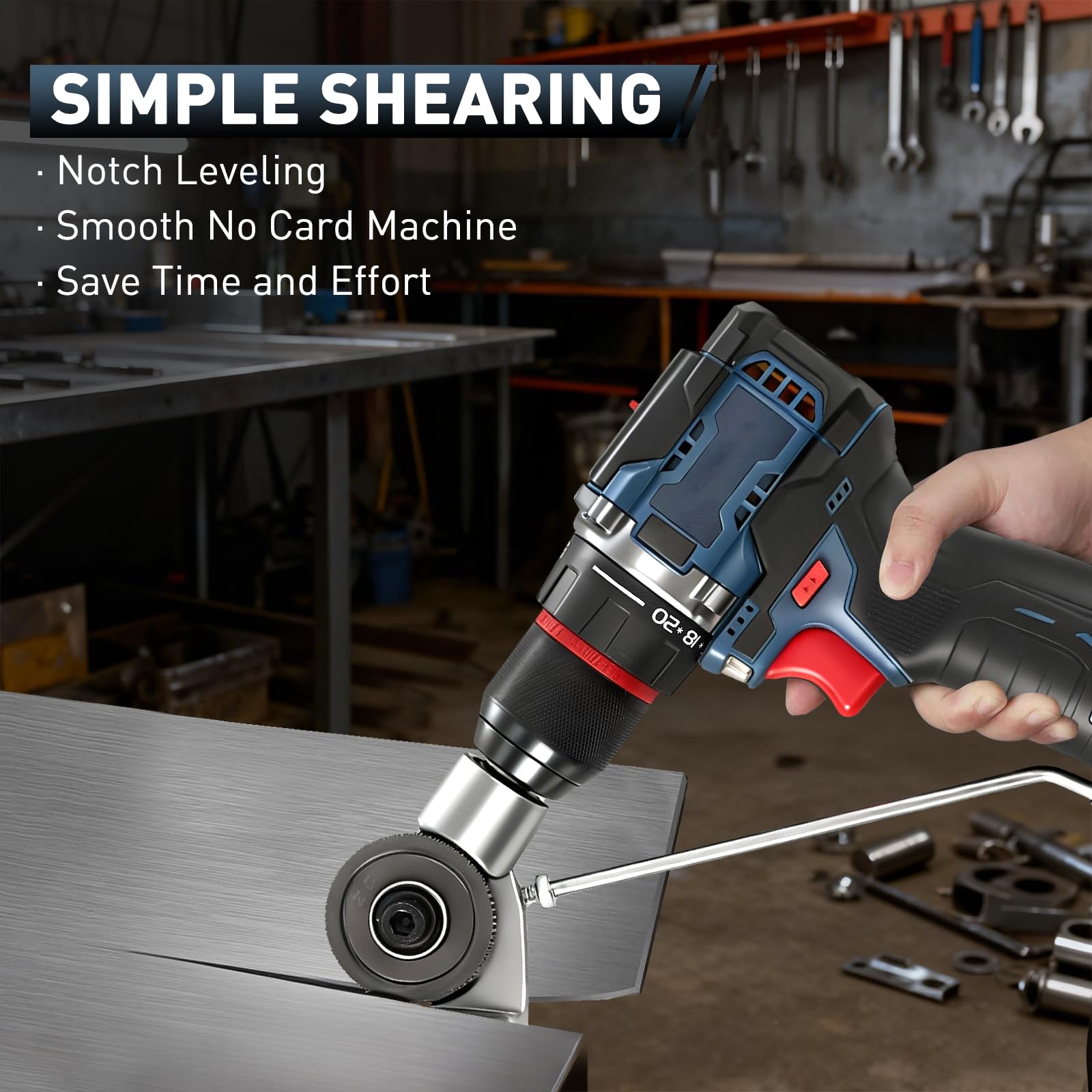 Metal Nibbler Drill Attachment – Fast & Precise Sheet Metal Cutter