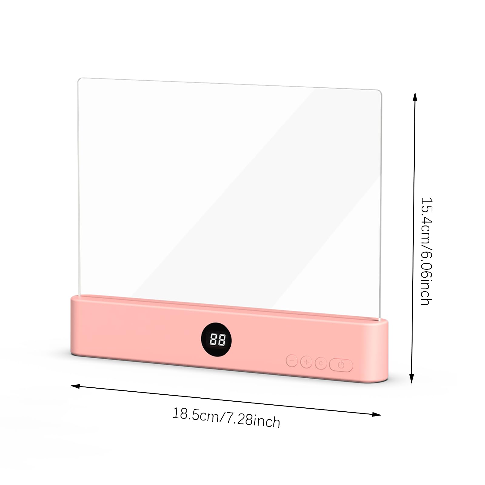 LED Book Light & Night Lamp – USB Rechargeable Reading Light with 3 Color Modes, Stepless Dimming & Timer