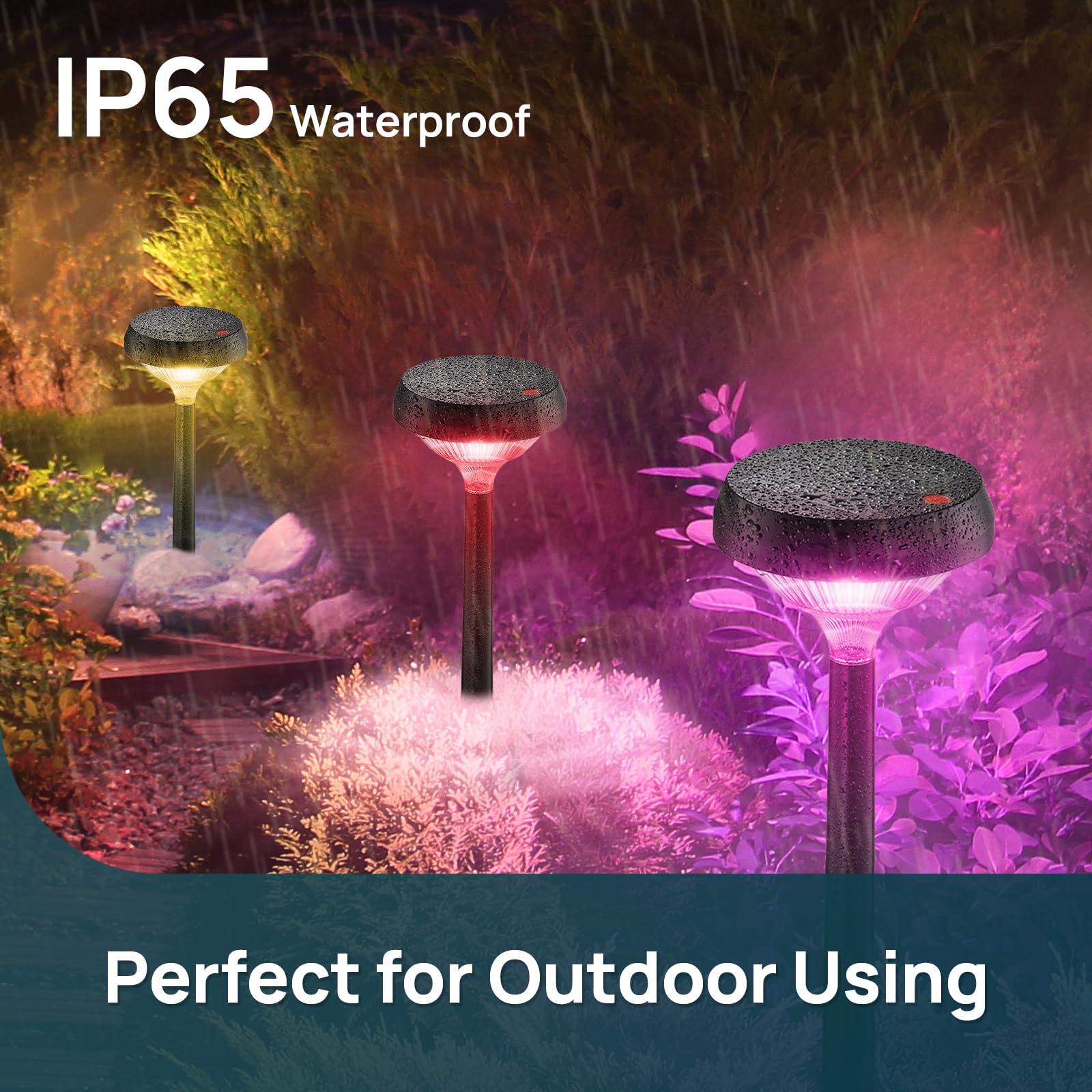 Solar Pathway Lights – Waterproof Warm White LED Garden & Walkway Lights