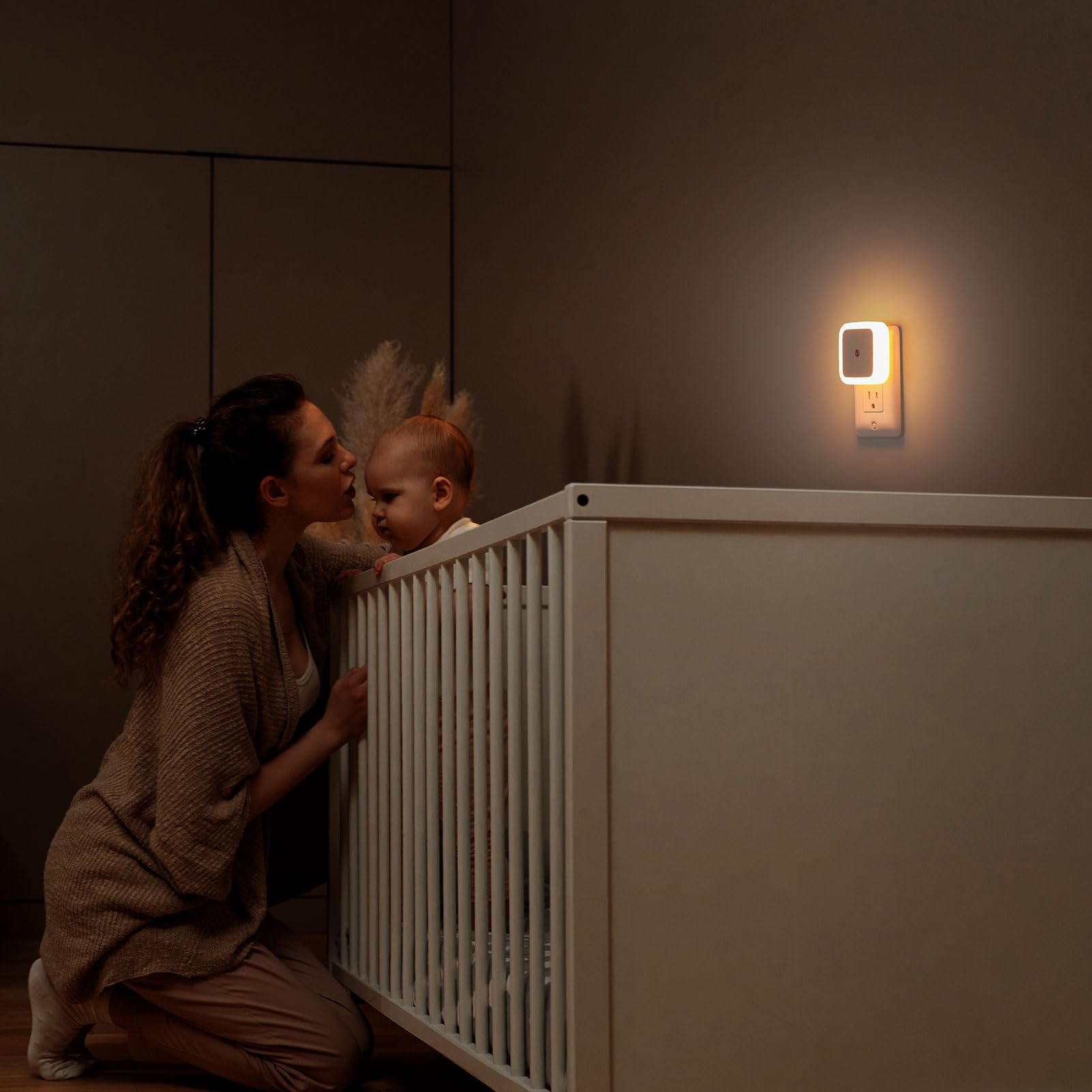Plug-In LED Night Lights – Dusk to Dawn Auto Sensor Night Lamps for Bedroom, Hallway, Bathroom & Nursery（8-Pack）