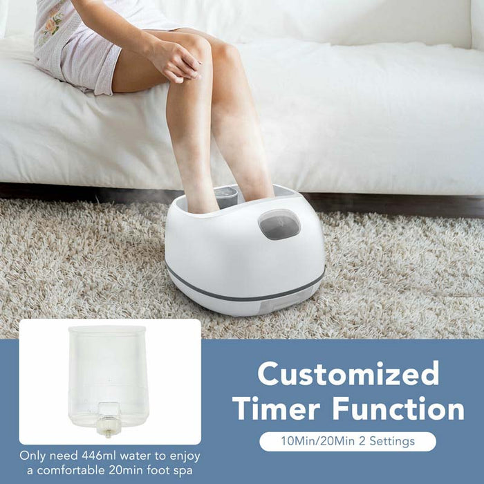 Eletriclife Steam Foot Spa Massager With 3-Level Heating Temperature