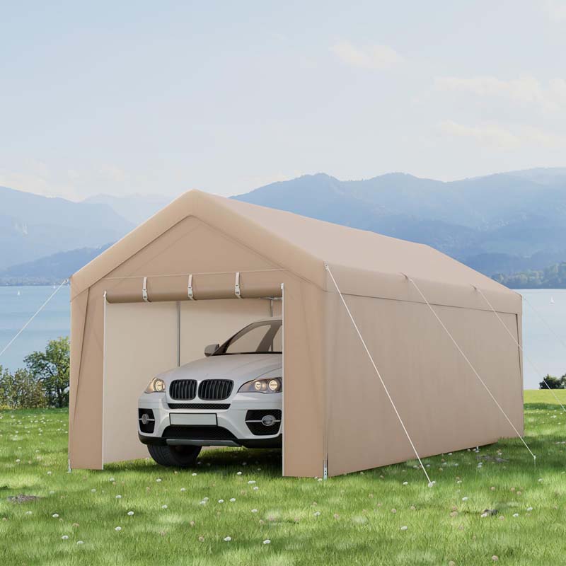 Eletriclife 10 x 20 FT Heavy Duty Carport with Sidewalls