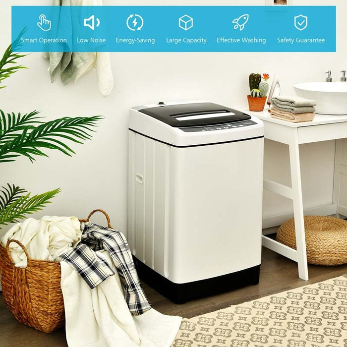 Eletriclife Full-Automatic Washing Machine 11 LBS Washer and Dryer