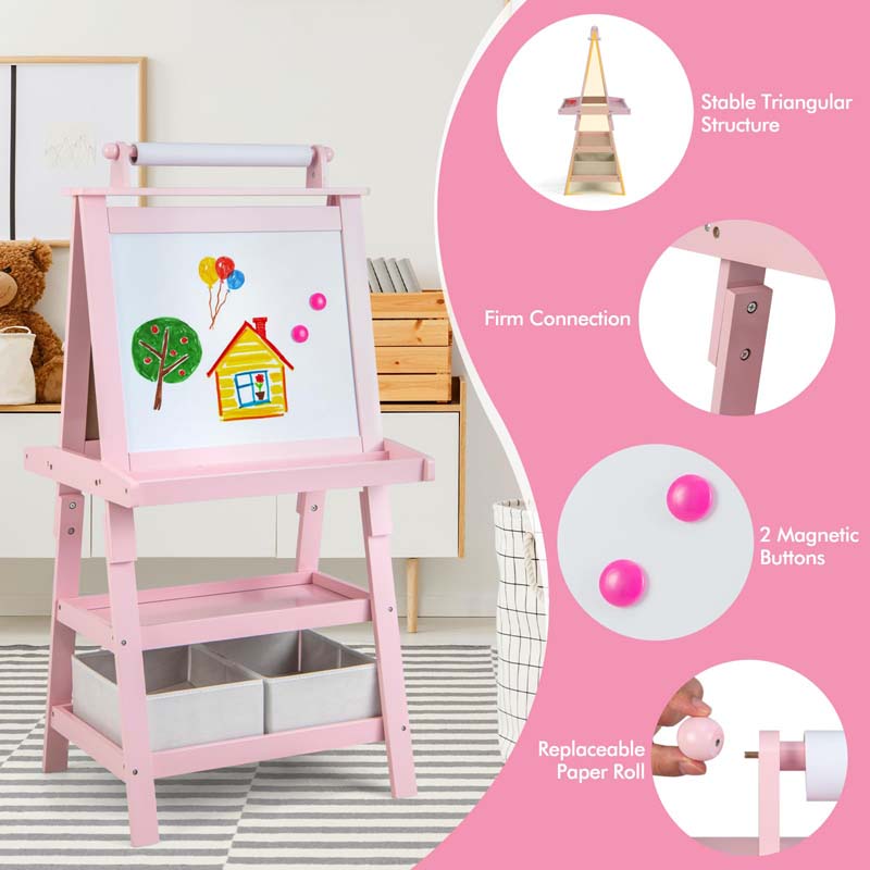 Eletriclife 3-in-1 Double-Sided Storage Art Easel
